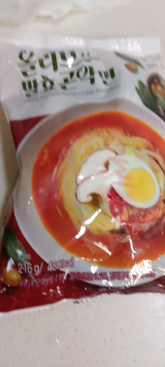 올리브발효곤약면 시원김치면 1세트-(3봉) 리뷰 사진
