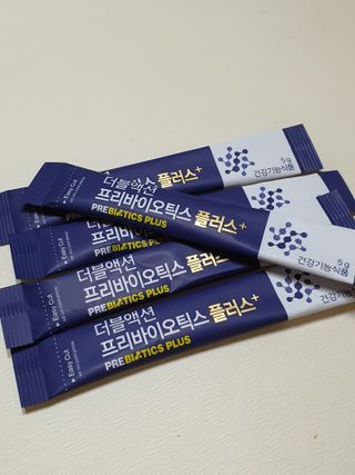 메이준뉴트리 더블액션 프리바이오틱스 플러스+ — 5점을 준 리뷰어가 2021년 6월 올린 사용 사진