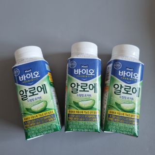 LIVE 매일바이오 알로에 드링킹 요거트 — 5점을 준 리뷰어가 2022년 4월 올린 사용 사진