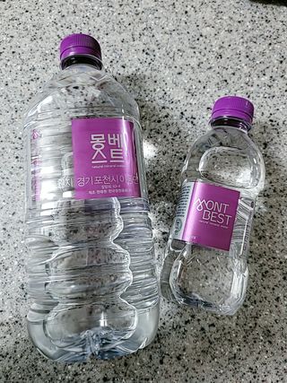 몽베스트 MONTBEST 1L 12입 — 5점을 준 리뷰어가 2022년 2월 올린 사용 사진