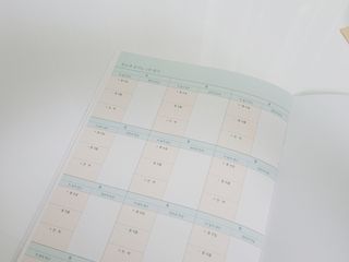 리훈 쉬운 오늘쓰임 가계부 + 다정한마테 요일/날짜 6mm — 4점을 준 리뷰어가 2022년 2월 올린 사용 사진