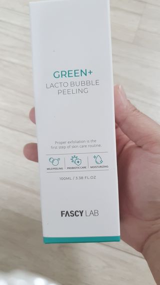 파시랩 그린 플러스 락토 버블 필링 — 5점을 준 리뷰어가 2021년 6월 올린 사용 사진