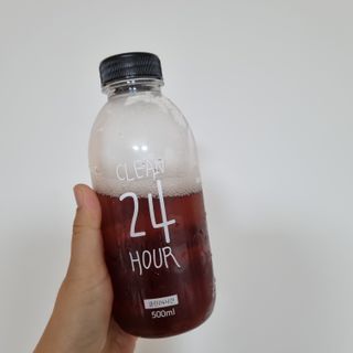 클린24시간 1BOX(5포) + 전용보틀(500ml) — 4.5점을 준 리뷰어가 2022년 7월 올린 사용 사진