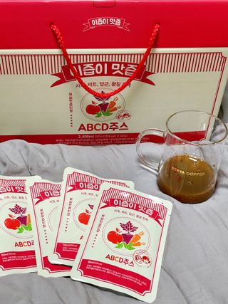 본황칠 이즙이 맛즙 ABC주스 30EA — 5점을 준 리뷰어가 2022년 7월 올린 사용 사진