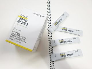 체인미 국화꽃 추출분말 에스오에스 곡류효소 과일채소 17종 혼합 분말 스틱 — 4점을 준 리뷰어가 2021년 12월 올린 사용 사진