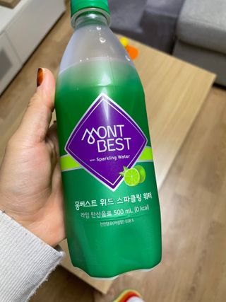 몽베스트 Montbest with Sparkling water Lime20병 — 5점을 준 리뷰어가 2021년 10월 올린 사용 사진
