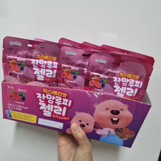 [팔도] 잔망루피젤리 믹스베리맛 42g 8개 — 3점을 준 리뷰어가 2022년 2월 올린 사용 사진