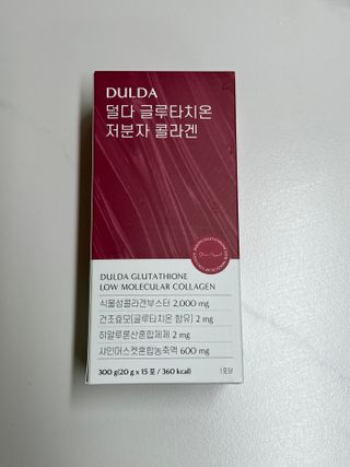 [덜다] 글루타치온 저분자 콜라겐 (20g x 15포) — 5점을 준 리뷰어가 2023년 8월 올린 사용 사진