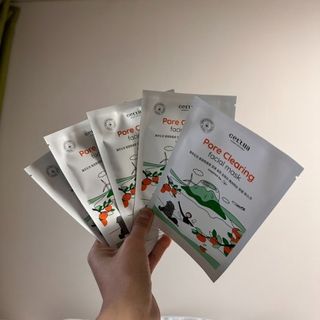 세뚜아(Cettua) [세뚜아] 포어 클리어링 마스크 Cettua Pore Clearing facial mask 5매 — 4.5점을 준 리뷰어가 2024년 4월 올린 사용 사진