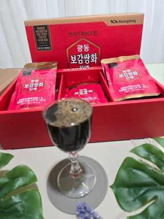 광동생활건강 [광동]진하고 깊은 풍미, 광동 보감쌍화진액 100mL * 18포 — 5점을 준 리뷰어가 2024년 7월 올린 사용 사진