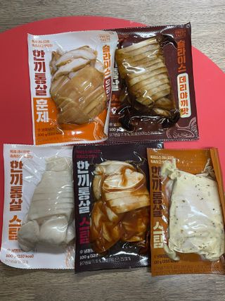 한끼통살 슬라이스 닭가슴살 — 5점을 준 리뷰어가 2023년 2월 올린 사용 사진