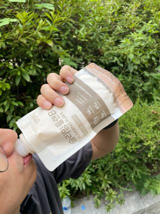 일일하우 슬리밍 플랜B 고소한 귀리맛, 진한 카카오맛 (체중조절식) — 4.5점을 준 리뷰어가 2023년 7월 올린 사용 사진