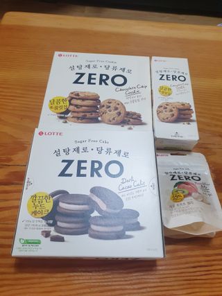 ZERO (초콜릿 칩 쿠키, 카카오 케이크, 후르츠 젤리, 아이스 콜라, 아이스 초코바) — 5점을 준 리뷰어가 2022년 6월 올린 사용 사진