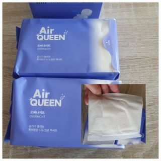 에어퀸 뉴브레스 유기농 생리대 4종 (팬티라이너 20P + 중형 10P + 대형 10P + 오버나이트 8P)_체험단 — 5점을 준 리뷰어가 2024년 6월 올린 사용 사진