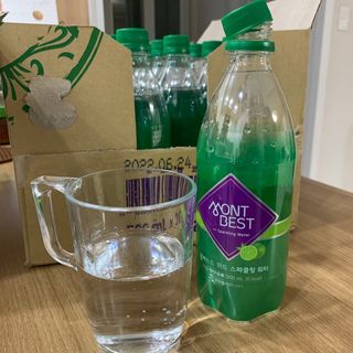 몽베스트 Montbest with Sparkling water Lime20병 — 5점을 준 리뷰어가 2021년 10월 올린 사용 사진