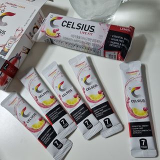 셀시어스 온더고 에너지 비타민 피트니스 드링크 파우더 (10sticks) 다이어트 음료 — 5점을 준 리뷰어가 2022년 5월 올린 사용 사진