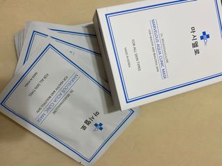 닥터마시멜로 닥터마스멜로 마블러스 아쿠아 클리닉 마스크 — 5점을 준 리뷰어가 2021년 3월 올린 사용 사진