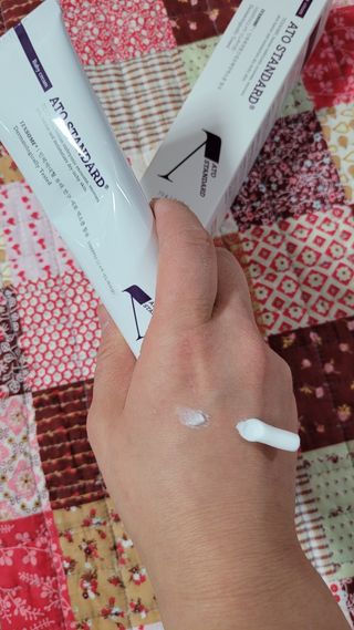 아토스탠다드 베이비크림 — 5점을 준 리뷰어가 2020년 12월 올린 사용 사진