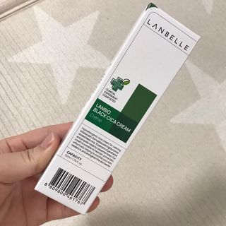 랑벨 랑바이오 블랙 시카 크림 50ml(블랙비 프로폴리스, 시카 4종, 판테놀 10 함유) — 5점을 준 리뷰어가 2022년 7월 올린 사용 사진