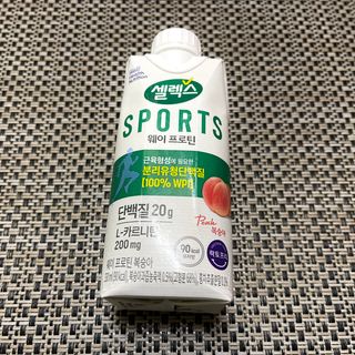 셀렉스스포츠 셀렉스 스포츠 웨이 프로틴 복숭아_ 330ml x 12팩 — 5점을 준 리뷰어가 2021년 7월 올린 사용 사진