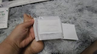 [레제르] 아로마 수액패치 발패치 30매입 -라벤더향/유칼립투스향/대나무향 — 5점을 준 리뷰어가 2022년 10월 올린 사용 사진