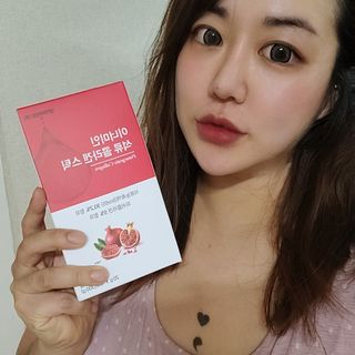 이너미인 석류 콜라겐 스틱 — 4점을 준 리뷰어가 2021년 1월 올린 사용 사진