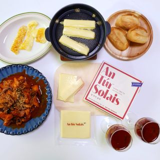 앙투어솔레 아일랜드 구워먹는 치즈 100 자연 치즈 와인안주 300g(100g x 3팩) — 5점을 준 리뷰어가 2022년 7월 올린 사용 사진