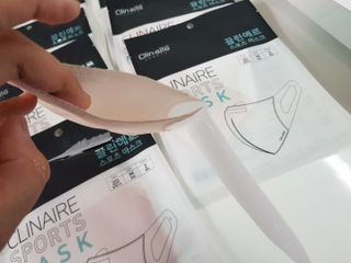 끌린에르 스포츠 귀편한 새부리형 마스크 (뉴컬러포함) — 5점을 준 리뷰어가 2022년 5월 올린 사용 사진