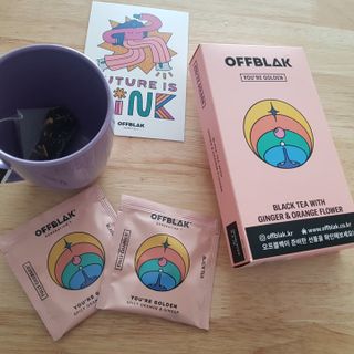 [오프블랙] 아침을 상큼하게 시작하는 에너지티! 유아골든 블렌딩홍차 12T — 5점을 준 리뷰어가 2021년 11월 올린 사용 사진