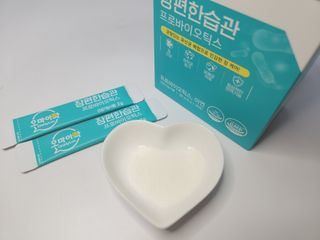 [유산균] 오마이락 장편한습관 프로바이오틱스 30P — 5점을 준 리뷰어가 2022년 11월 올린 사용 사진