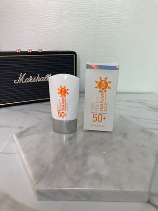 약손명가코스메틱 에오스보떼 퍼펙트 선 프로텍터 선크림 / 인_아웃 스킨 핏 비비크림 세트 구성 — 5점을 준 리뷰어가 2021년 6월 올린 사용 사진