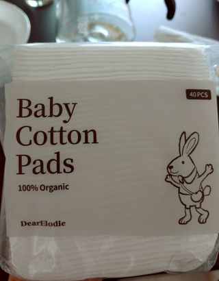 디어엘로디 프리미엄 유기농 유아 솜티슈 40매 3Pack +60매 1Pack 혼합형 — 5점을 준 리뷰어가 2021년 4월 올린 사용 사진