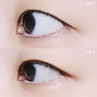 더소설 소설 블랙아이래쉬 세럼 10g(SOSEOL BLACK EYELASH SERUM 10g) — 3점을 준 리뷰어가 2023년 6월 올린 사용 사진