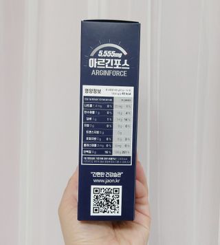 자연에온 아르긴포스 L-아르기닌 5555mg 스틱 15개입 1박스 — 5점을 준 리뷰어가 2021년 4월 올린 사용 사진