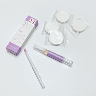 1+2 뷰젤 매직케어 손톱영양제+스톤푸셔+코인타올 셀프 네일케어 — 5점을 준 리뷰어가 2023년 3월 올린 사용 사진
