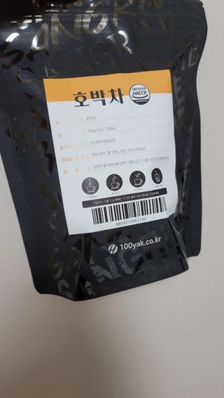 산그리메 국내산 호박차 100티백 대용량 삼각티백차 — 5점을 준 리뷰어가 2021년 6월 올린 사용 사진