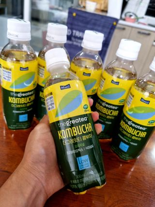 더그레잇티 콤부차 [매일유업] 더그레잇티 44kcal 콤부차 300ml *12개입 (오리지널 6개+베리리치 6개) — 5점을 준 리뷰어가 2023년 7월 올린 사용 사진
