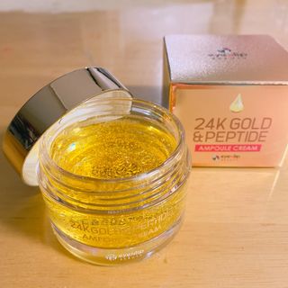 아이앤립 / EYENLIP 아이앤립 24K 골드 N 펩타이드 앰플 크림 — 5점을 준 리뷰어가 2021년 4월 올린 사용 사진