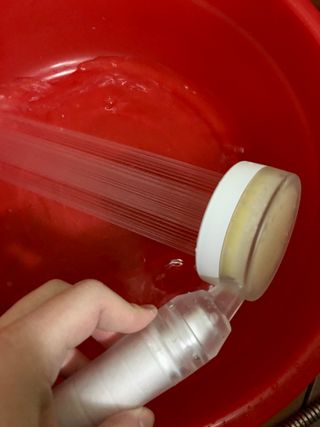 해피달링 약산성 비타민 샤워기 — 5점을 준 리뷰어가 2023년 2월 올린 사용 사진