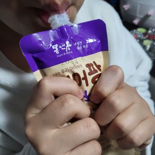 [몸엔용] 우리 아이 건강간식, 달콤한 녹용곤약젤리 디어팡 4종 — 5점을 준 리뷰어가 2022년 4월 올린 사용 사진