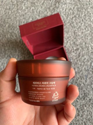 약손명가코스메틱 헤르비스 아로마 크림팩 50ml — 3점을 준 리뷰어가 2021년 3월 올린 사용 사진