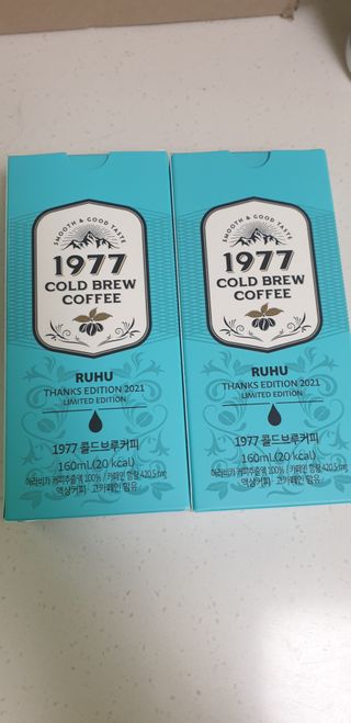 여우두마리 1977 콜드브루 스틱 더치커피 루후 커피팩토리 — 5점을 준 리뷰어가 2021년 2월 올린 사용 사진