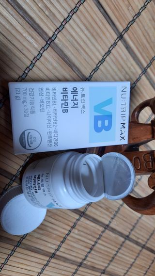 뉴트립맥스(NUTRIPMAX) 뉴트립맥스 에너지 비타민B 700mg 30정 1개월분 고함량 비타민 — 5점을 준 리뷰어가 2021년 7월 올린 사용 사진