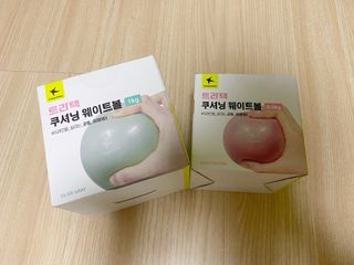 트라택 쿠셔닝 웨이트볼 0.5kg + 1kg SET — 5점을 준 리뷰어가 2022년 6월 올린 사용 사진