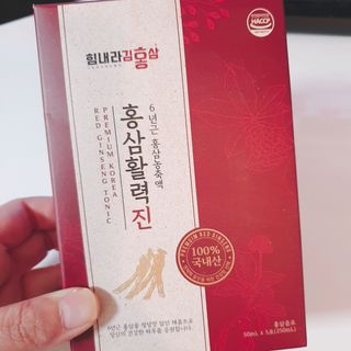 힘내라김홍삼 홍삼활력진 50ml x 5포 — 5점을 준 리뷰어가 2021년 3월 올린 사용 사진