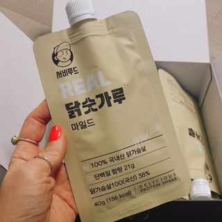 서비푸드 리얼 닭숫가루 마일드 1SET 10개입 — 4.5점을 준 리뷰어가 2022년 1월 올린 사용 사진
