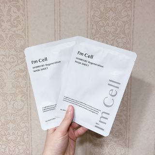 아이엠셀 하이드로 B5 리제너레이션 마스크시트 — 4점을 준 리뷰어가 2021년 4월 올린 사용 사진