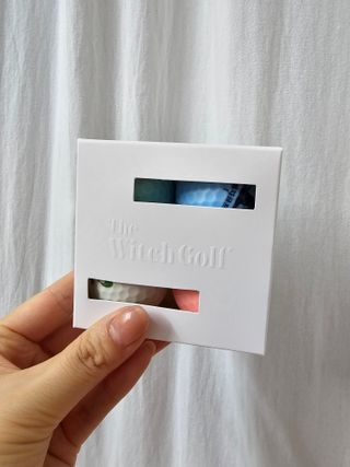 더위치골프(thewitchgolf) 프리미엄 골프 공 더위치골프 매트 펄 컬러의 3피스볼 더위치골프 골프볼 선물세트 — 5점을 준 리뷰어가 2023년 9월 올린 사용 사진
