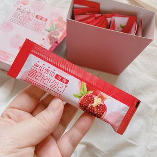 헬스업_쁘띠쁘띠석류콜라겐젤리_20g x 14포 — 5점을 준 리뷰어가 2021년 1월 올린 사용 사진