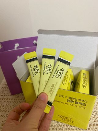 몽베스트 위드더 블랜딩 하우스 _레몬 블랙티 — 5점을 준 리뷰어가 2023년 1월 올린 사용 사진